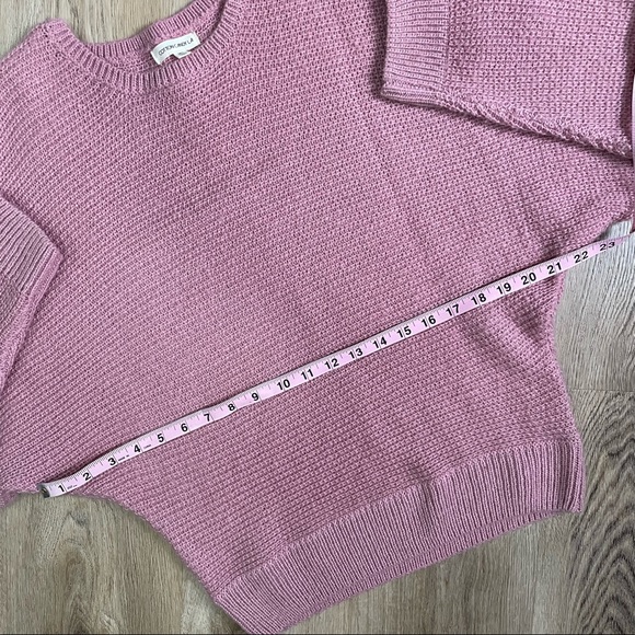COTTON CANDY LA | bubble gum pink sweater M/L - Picture 3 of 5